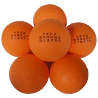 便宜運動器材 HIDO樂樂棒球(5顆) 棒球 壘球 PU發泡樂樂棒球 彈跳球 親子運動 兒童 少年 練習 安全球