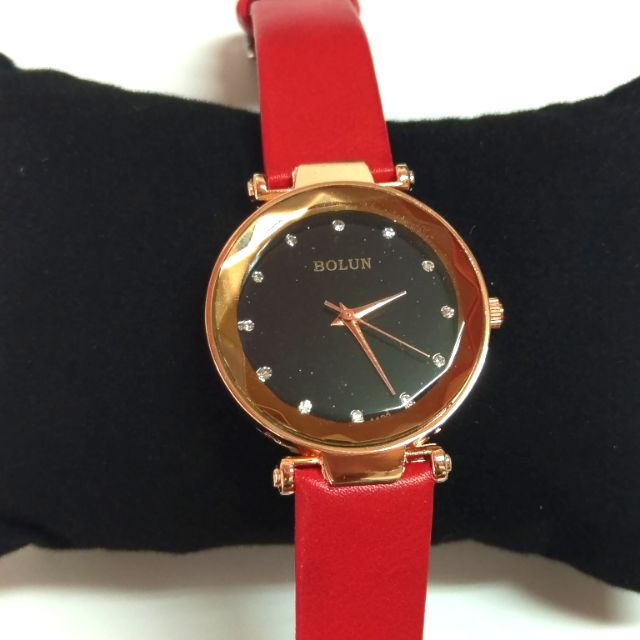 【全新】Bolun 手錶 女錶 學生錶 皮錶