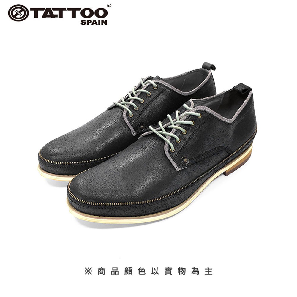 零碼特價 TATTOO 時尚復古休閒鞋-黑-A124 01
