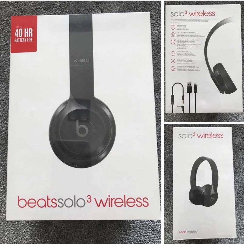 【全新降價】Beats Solo3 Wireless 頭戴式耳機 黑色