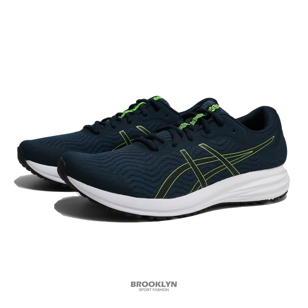 ASICS 慢跑鞋 PATROT 12 藍綠 網布 避震 休閒 運動 男 (布魯克林) 1011A823407