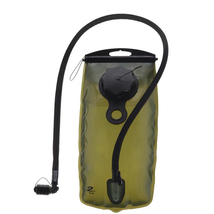 以色列原裝【以色列 SOURCE】WXP軍用水袋『2L』黑色 #4500130102 水袋/自行車/路跑/登山/健行