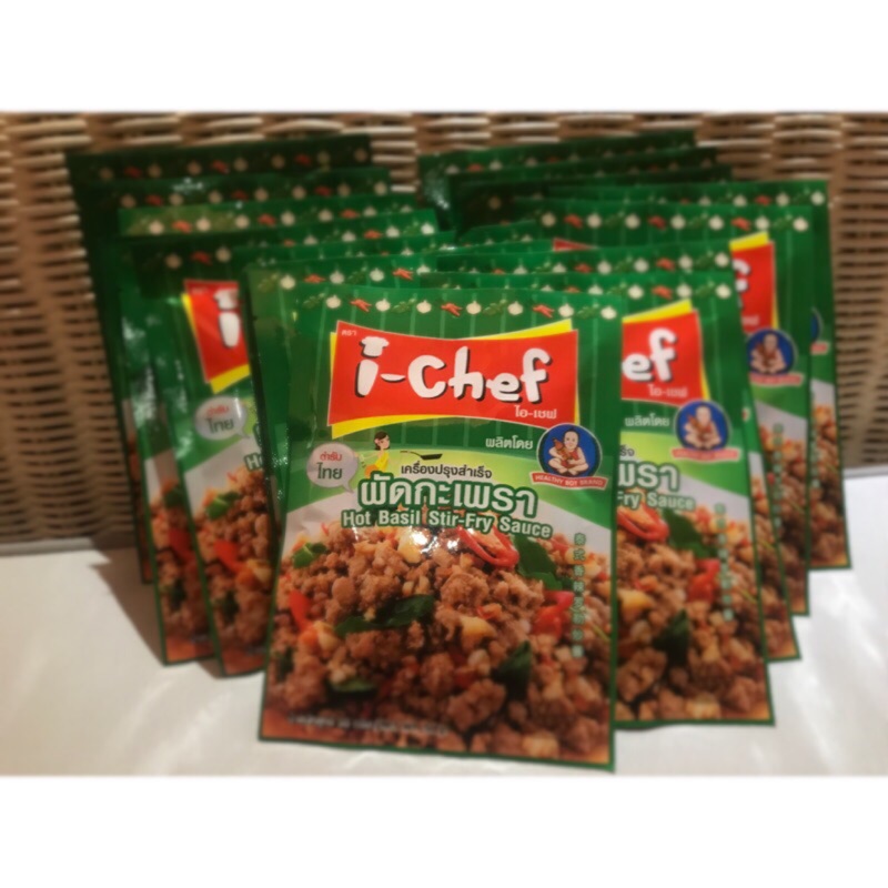 現貨🇹🇭  i chef ichef 泰國 打拋豬 料理包 50g