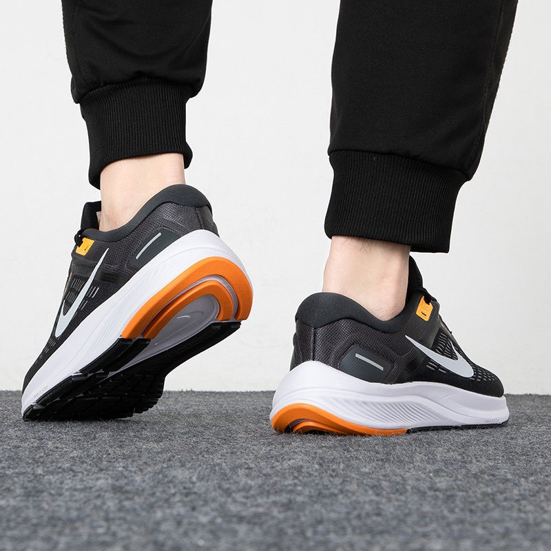 現貨 iShoes正品 Nike Air Zoom Structure 24 男鞋 黑 橘 慢跑鞋 DA8535-003