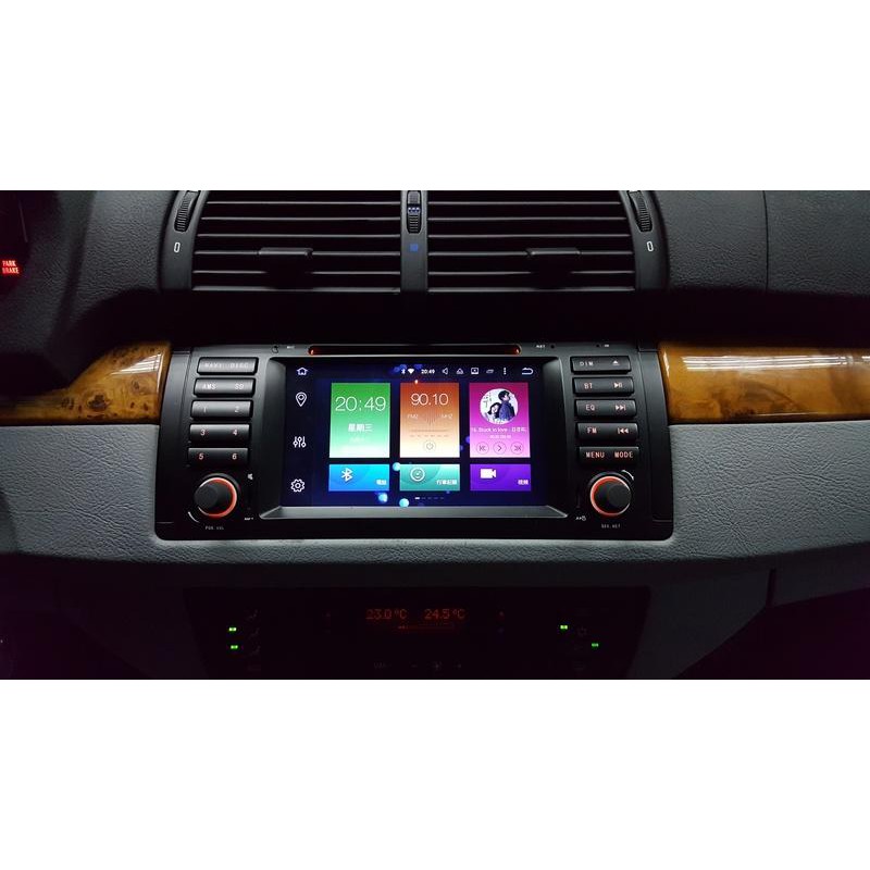 BMW E53 X5 (99-06) 2024年最新版7吋安卓13.0版八核心8+128智能電容導航旗艦車機