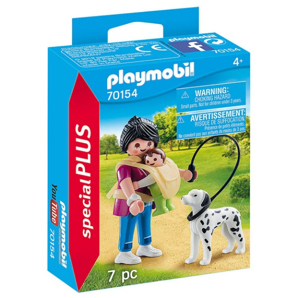 [a果子狸] <PLAYMOBIL>PM70154 德國 公仔 摩比 媽媽、寶寶與狗 SPECIAL 原價195