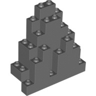 LEGO 樂高 深灰色 山壁 岩石 磚塊  Mountain Rock Brick 3x8x7 4216709 6083