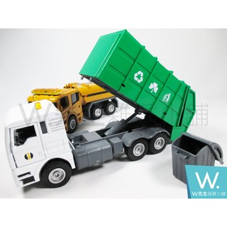 【W先生】華一 HY TRUCK 1:50 1/50 垃圾車 資源回收車 清潔車 工程車 金屬模型 合金模型