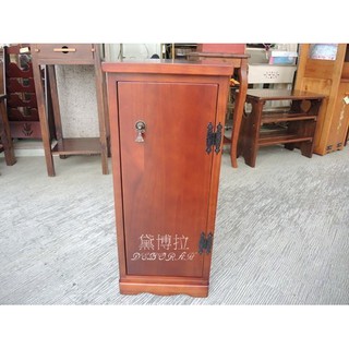 高雄．黛博拉家飾精品． 歐式鄉村實木家具收納櫃床頭櫃床邊櫃角落櫃電話櫃單門櫃30公分小櫃可客製化訂做柚木色白色胡桃色
