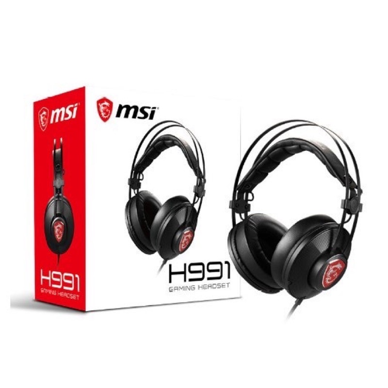 全新 MSI H991 GAMING HEADSET 有線電競耳機耳麥