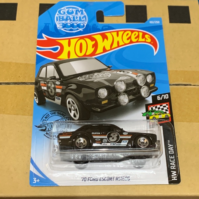 Hot wheels 風火輪小汽車 ‘70 Ford escort rs1600