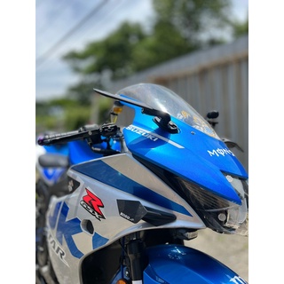 適用鈴木本田雅馬哈R3 R25 R15 V3機車改裝定風翼後照鏡