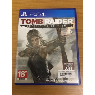 PS4 古墓奇兵 決定版 二手 tomb raider 中文版 中文 光碟無刮