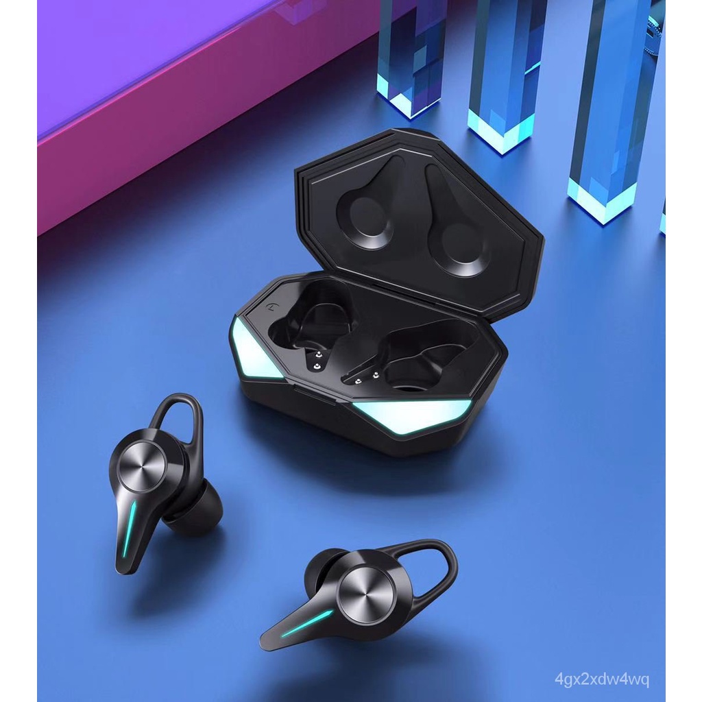 跨境新款k5 遊戲耳機TWS霍爾開關低延遲炫酷黑科技私模