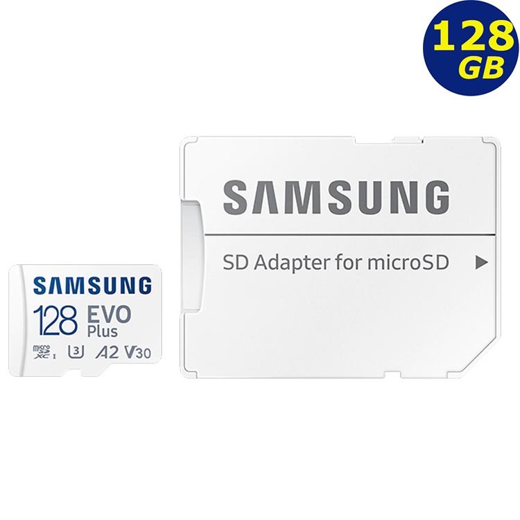 SAMSUNG 128G 128GB microSDXC evo plus U3 A2 MB-MC128KA 三星記憶卡