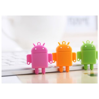 緣の鋪 便攜式安卓小綠人造型轉接讀卡器 USB2.0 支援Micro SD/TF卡 隨插即用 熱插拔