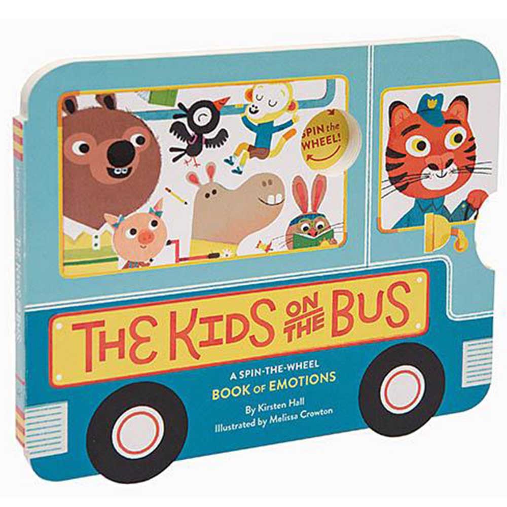 The Kids On The Bus：A Spin-The-Wheel Book Of Emotions 操作書（外文書）