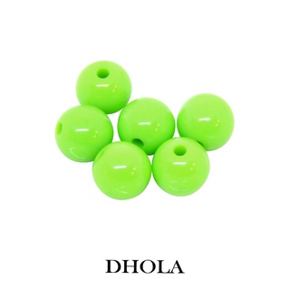 DHOLA｜【多色 - 8MM螢光圓珠 - 6克/包】彩色螢光珠 圓珠 手鍊 項鍊 串珠 台灣製 朵拉手藝材料店
