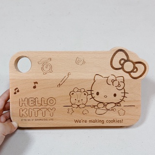 │收藏出清│ 7-11限定 Hello Kitty 凱蒂貓 原木餐具系列 原木麵包盤
