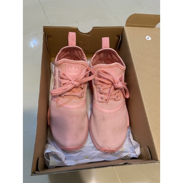 【ADIDAS】NMD_R1 C 中大童 休閒鞋 粉紅色-FX7163 - UK1(20cm)二手