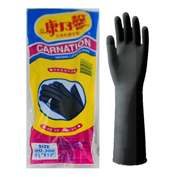 康乃馨  天然乳膠手套  工作手套  特殊處理手套