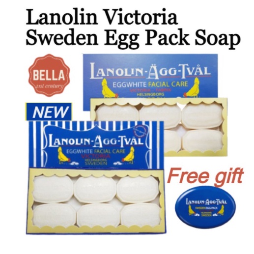 Victoria 瑞典皇室 優格保濕蛋白皂 50g 六入套裝/瑞典皂/手工肥皂