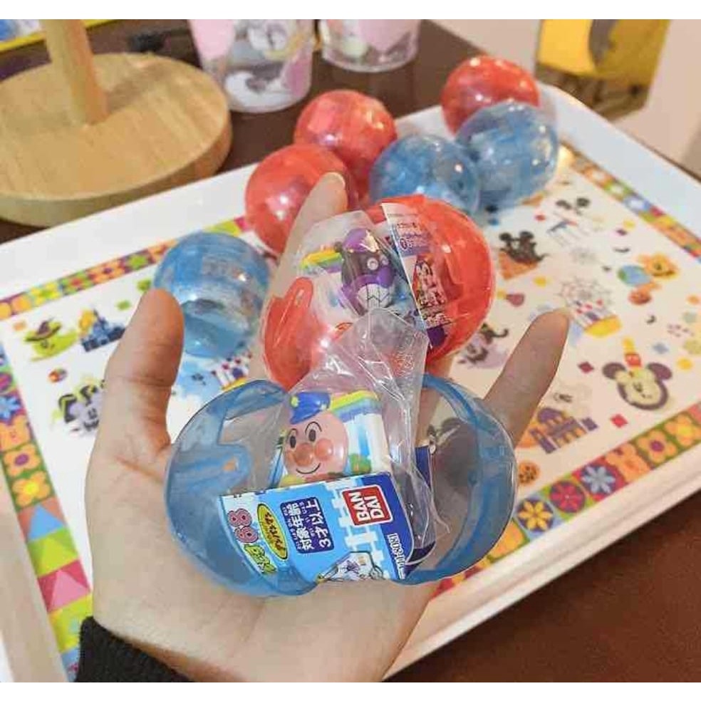 +幸福兔+日本單 麵包超人火車磁鐵玩具貨號49184