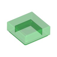 LEGO 6254249 30039 3070 35403 透明 綠色 1x1 平板 平面 薄片