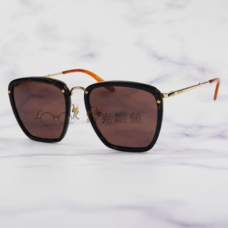 【LOOK路克眼鏡】Gucci 太陽眼鏡 琥珀 時尚 形象廣告款 GG0673S 002