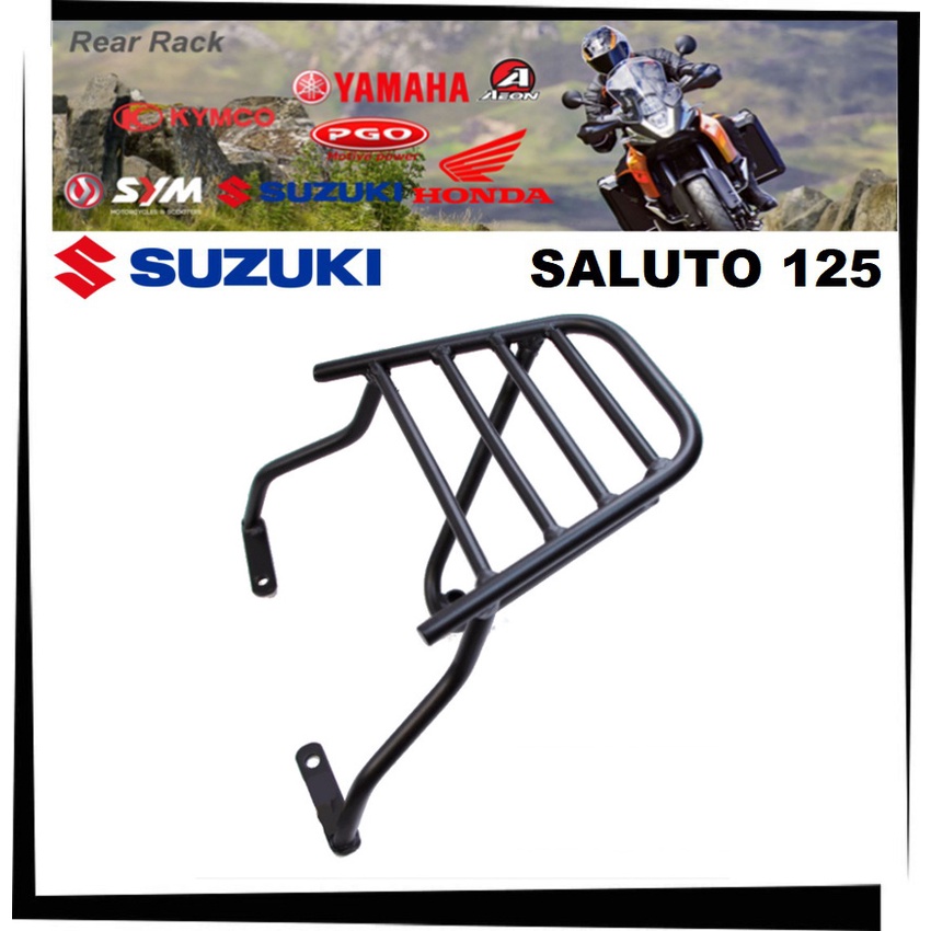 【TL機車雜貨店】SUZUKI 鈴木SALUTO 125  後架 後箱架 後鐵架 後置物箱架 行李架 漢堡架 外送架