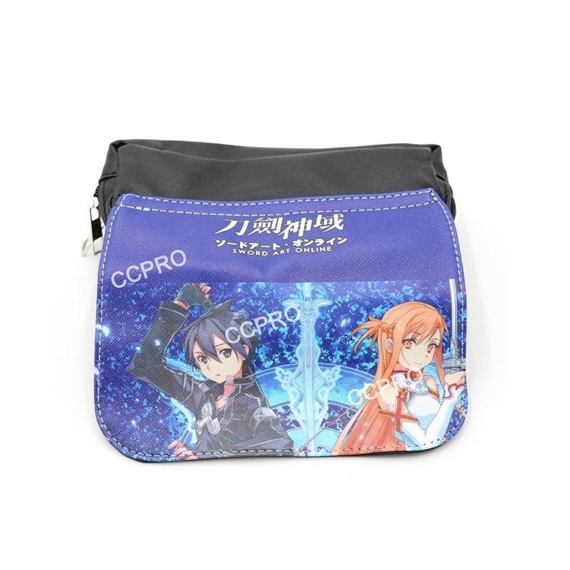 動漫刀劍神域 Kirito 筆袋 Kirigaya Kazuto 文具架 Yuuki Asuna 鉛筆盒