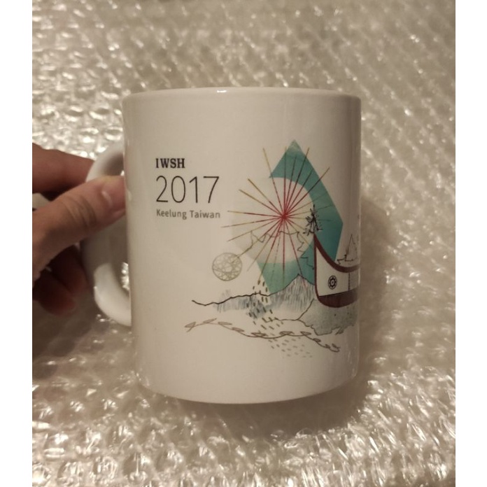 【現貨+快速出貨】（全新）I WSH 2017 Keelung Taiwan限量馬克杯 基隆 船 陶瓷杯 茶杯400ml