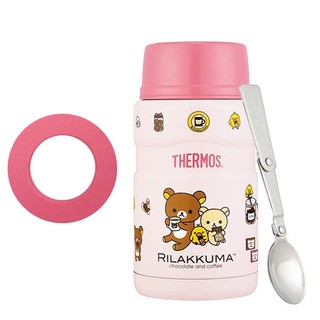 (組合價) THERMOS 膳魔師 燜燒罐 拉拉熊下午茶篇 720ml SK3021RM 食物罐 保溫瓶 保溫杯 悶燒罐