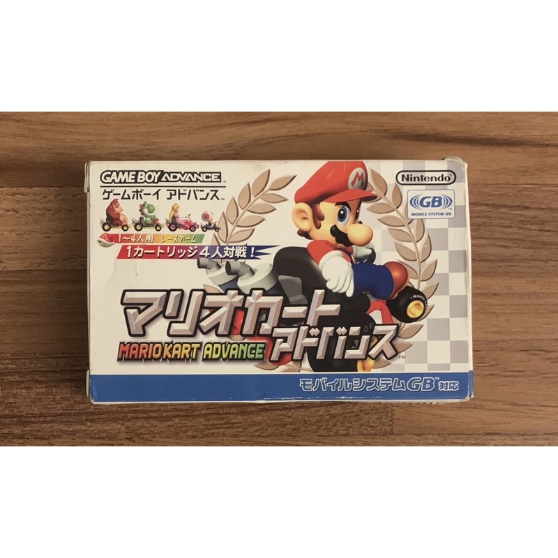 (附卡盒) GameBoy GBA 原廠盒裝 瑪利歐賽車 Mario Kart 日規 日版 正版卡帶 原版遊戲片 GB