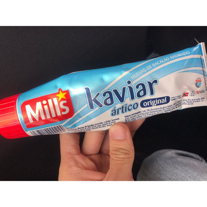 冰島 mills kaviar 牙膏魚子醬 185g