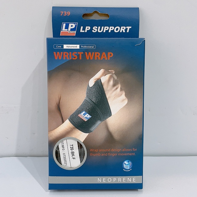 LP SUPPORT 護腕 快拉式 護具 單片環繞式腕部護套 單入裝 護腕 套拇指 調整型護腕 739