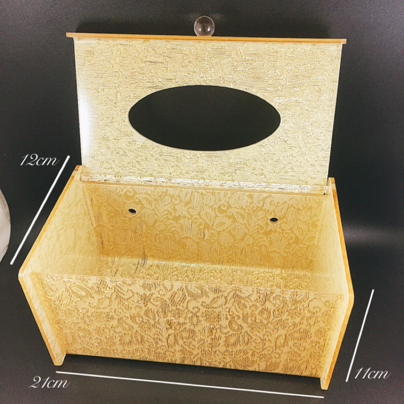 金絲紋壓克力⚜️面紙盒