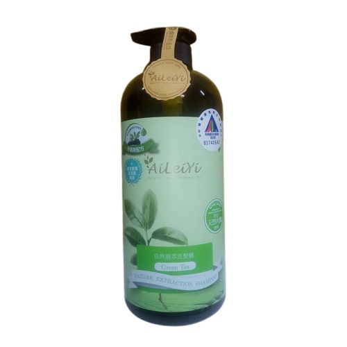 AiLeiYi 清新綠茶-洋甘菊洗髮精 1000ml/瓶