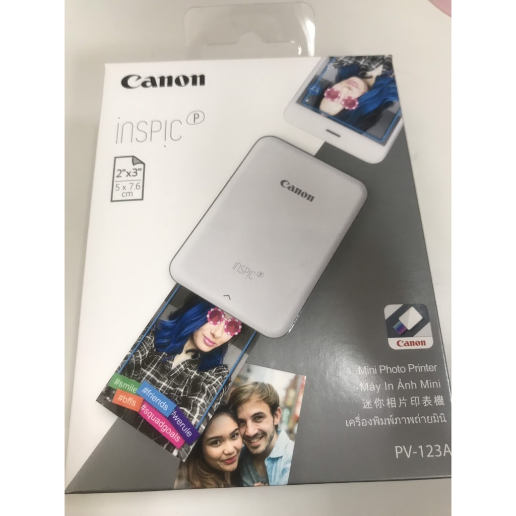 全新 Canon 佳能 迷你相片印表機 PV-123A 公司貨。