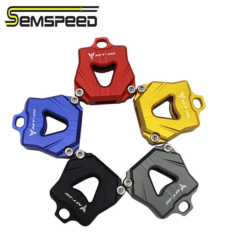 山葉 Semspeed 摩托車 CNC 鑰匙套外殼蓋殼頭適用於 YAMAHA MT15 MT15 MT-15