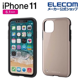 【日本ELECOM】iPhone 11 保護殼 軍規防摔殼 吊飾孔 吊環 奶茶色 iface 同款 特價 出清價