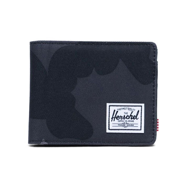 HERSCHEL 10368-02992 Hank+ Wallet 尼龍拼接皮革 錢包 短夾 (NIGHT CAMO)