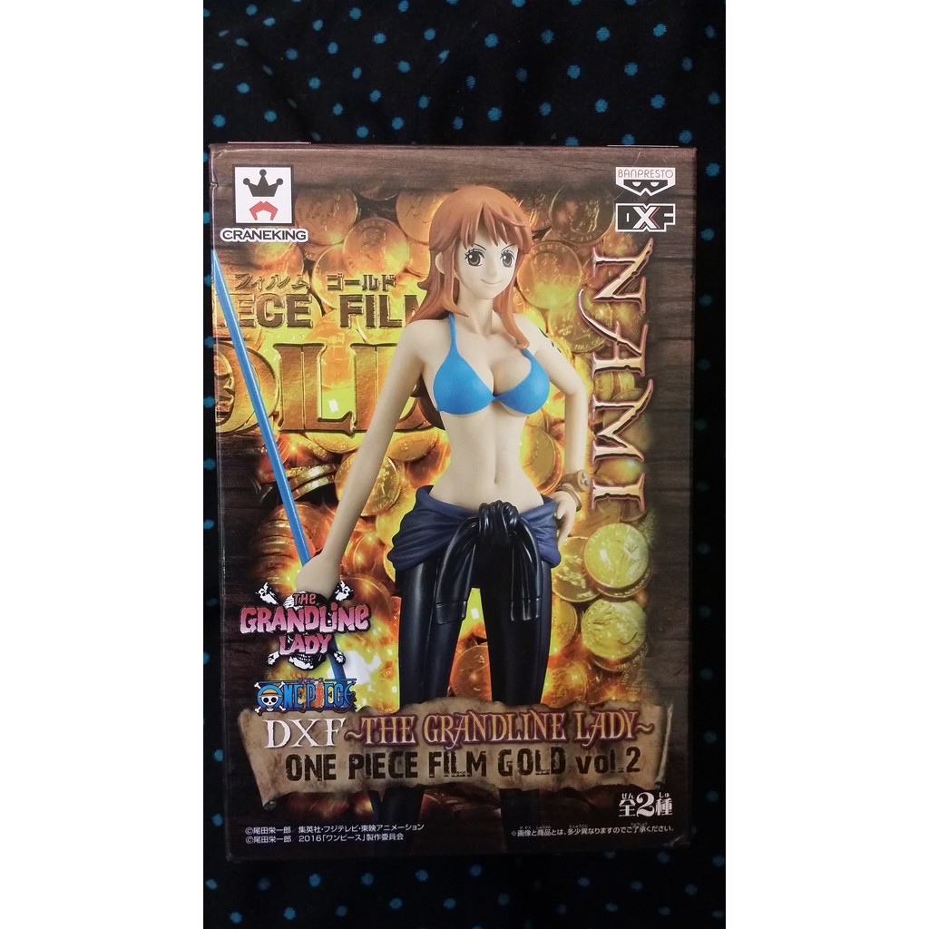 【航海王】 金證/代理 海賊王 GOLD  DXF 娜美 NAMI 劇場版 黃金城 公仔 手辦 模型