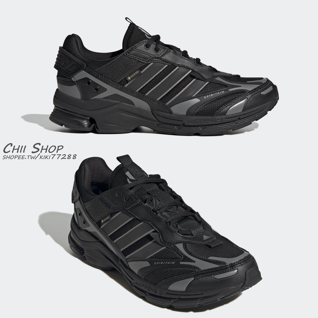 【CHII】adidas SPIRITAIN 2000 GORE-TEX 防潑水 反光 慢跑鞋 黑色 HP6716