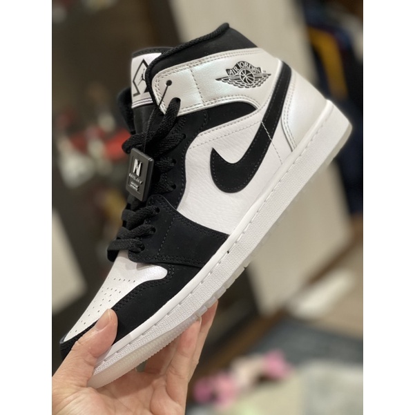 Air Jordan 1 SE Diamond Shorts 熊貓配色 黑白 現貨