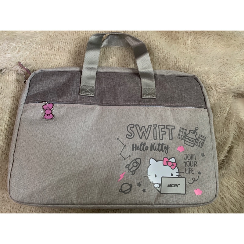 🎉年終優惠🎉 Acer swift3 14吋 hello kitty 筆電包 (灰色系）