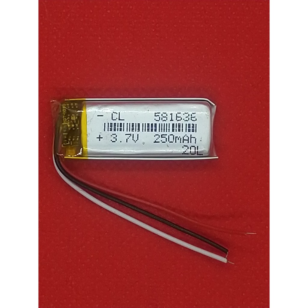 【手機寶貝】581636 電池 3.7v 250mAh 鋰聚合物電池 行車記錄器電池 空拍機電池 導航電池