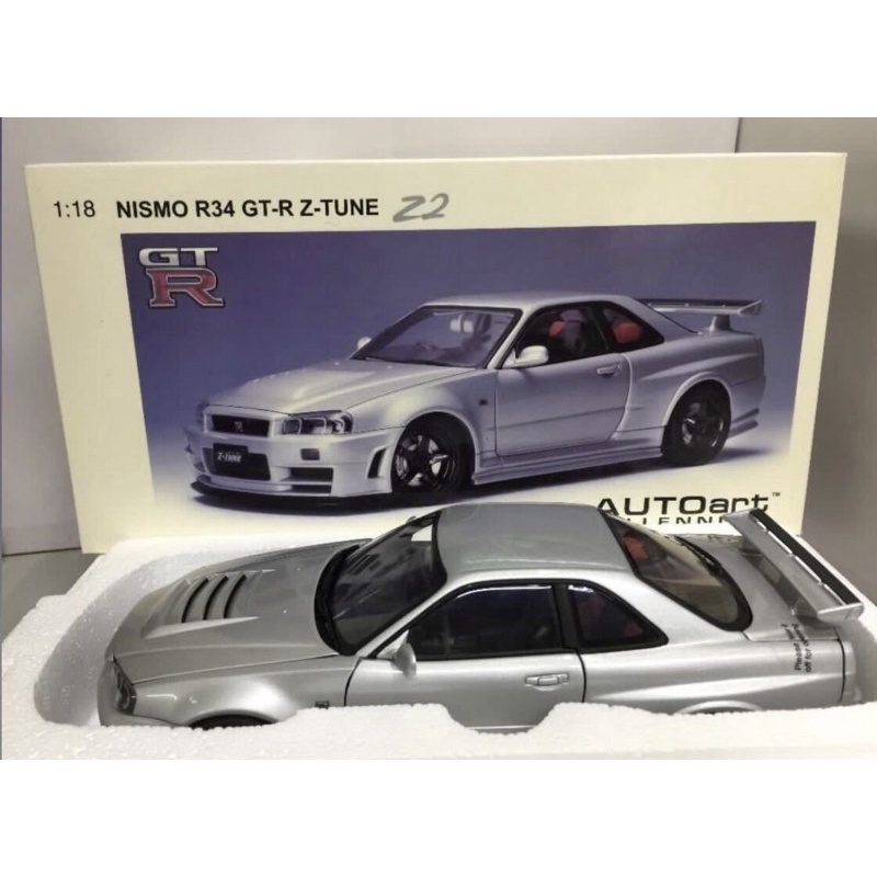 楽天最安値に挑戦】 ミニカー オートアート ニスモ R34 GTR