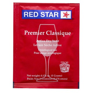 現貨供應!! 我最便宜!! 美國原裝 RED STAR Premier Classique 紅酒酵母 5公克包