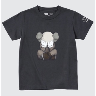 日本限定Kaws x UT Uniqlo 聯名短T (小孩-深灰色) T恤 T-Shirt